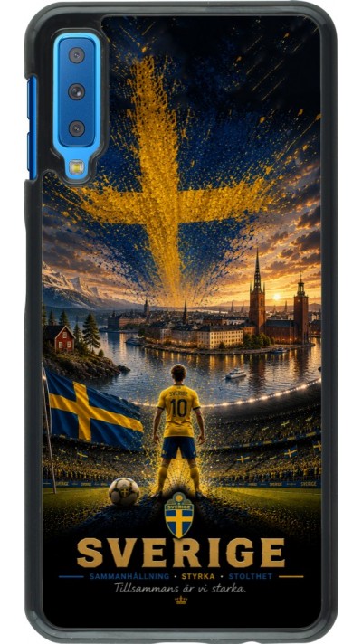 Coque Samsung Galaxy A7 - Football Suède splash 2026