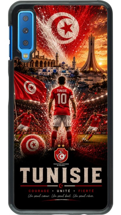 Coque Samsung Galaxy A7 - Football Tunisie splash 2026