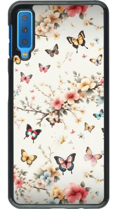 Coque Samsung Galaxy A7 - Spring 25 Papillons Légers