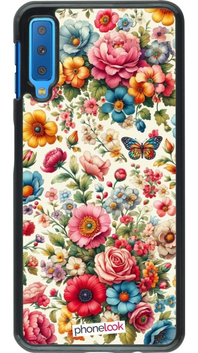 Coque Samsung Galaxy A7 - Spring 25 printemps fleuri