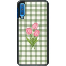 Coque Samsung Galaxy A7 - Green vichy tulips Spring 2026