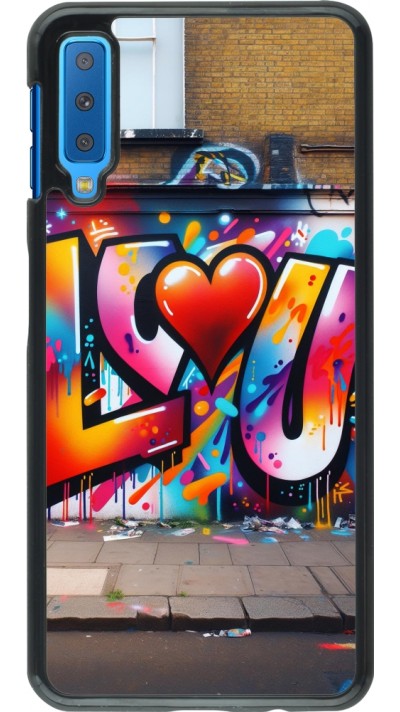 Samsung Galaxy A7 Case Hülle - Valentin 2025 Liebe U Tag