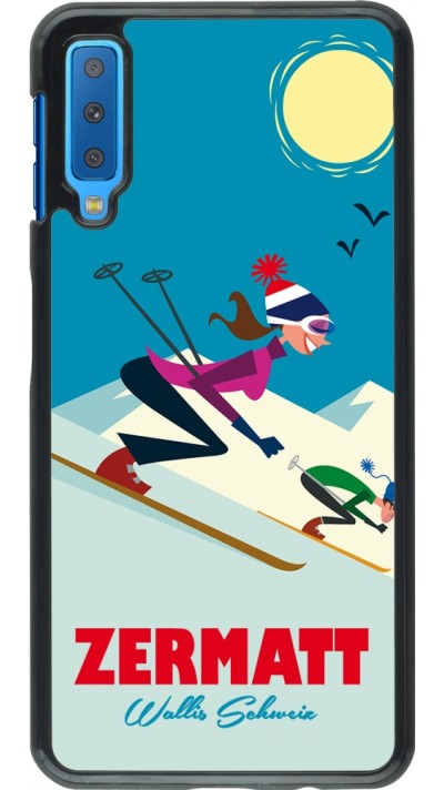 Coque Samsung Galaxy A7 - Zermatt Ski Downhill