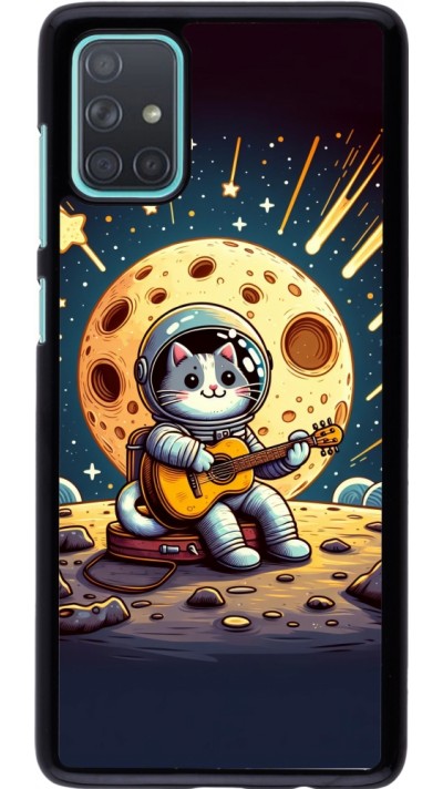 Coque Samsung Galaxy A71 - AstroCat RockLune