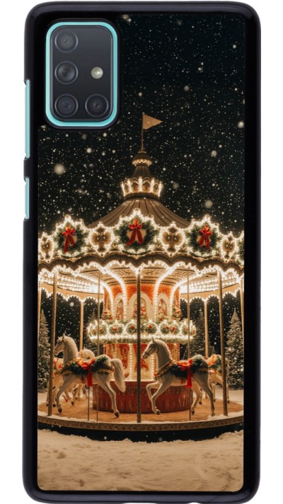 Samsung Galaxy A71 Case Hülle - Christmas 25 Carousel