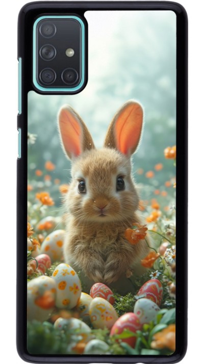 Coque Samsung Galaxy A71 - Easter 2026 Rabbit in the garden