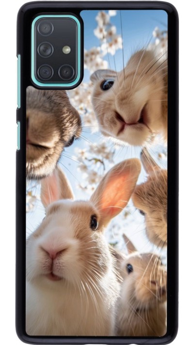 Coque Samsung Galaxy A71 - Easter 2026 Rabbits
