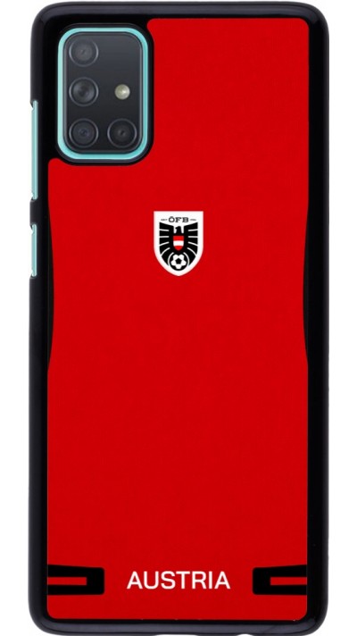 Coque Samsung Galaxy A71 - Maillot de football Autriche 2026 personnalisable
