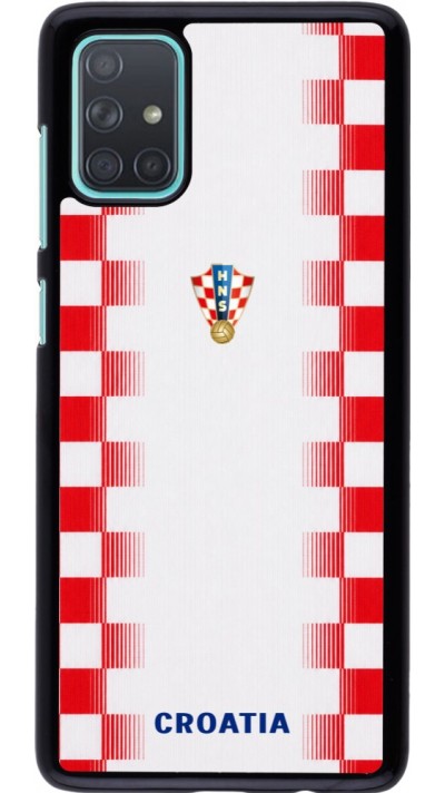 Coque Samsung Galaxy A71 - Maillot de football Croatie 2026 personnalisable