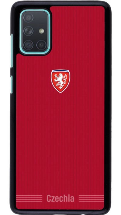 Coque Samsung Galaxy A71 - Maillot de football Répuplique Tchèque 2026 personnalisable