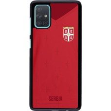 Coque Samsung Galaxy A71 - Maillot de football Serbie 2022 personnalisable