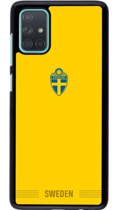 Coque Samsung Galaxy A71 - Maillot de football Suède 2026 personnalisable
