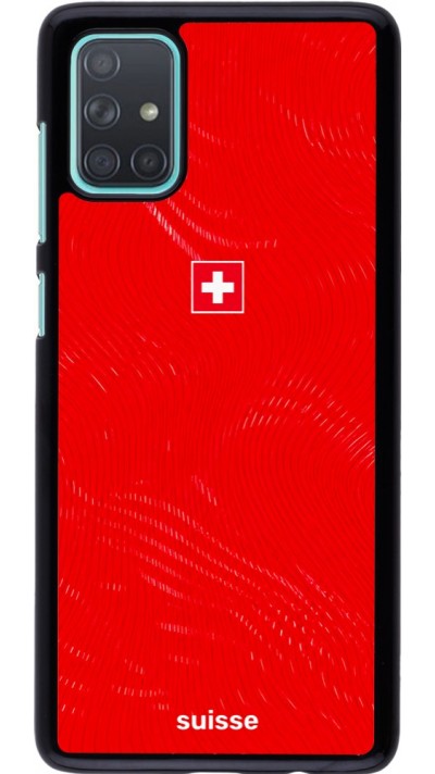 Coque Samsung Galaxy A71 - Maillot de football Suisse 2026 personnalisable
