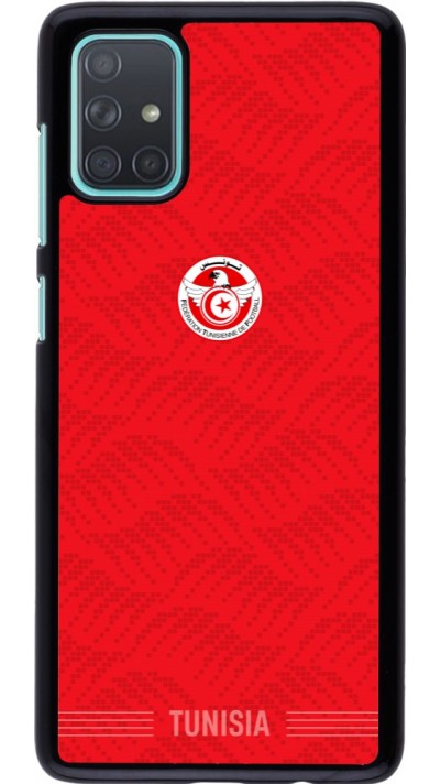 Coque Samsung Galaxy A71 - Maillot de football Tunisie 2026 personnalisable