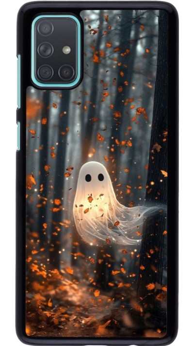 Coque Samsung Galaxy A71 - Halloween 2025 Ghost in the forest