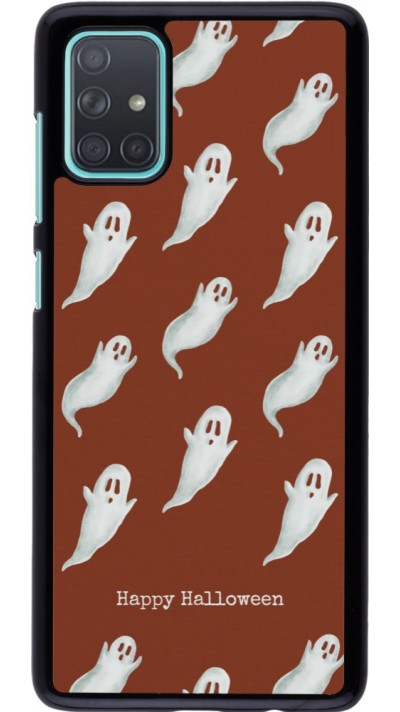Coque Samsung Galaxy A71 - Halloween 2025 Pattern of ghosts