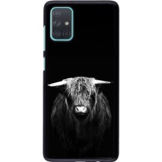 Samsung Galaxy A71 Case Hülle - Highland calf black