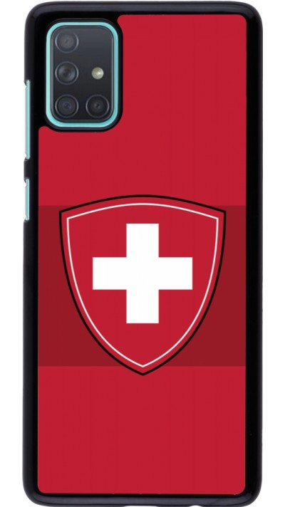 Coque Samsung Galaxy A71 - Hockey World Championship Ecusson Suisse