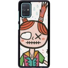 Coque Samsung Galaxy A71 - Little Girl Sketch