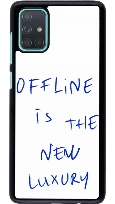 Samsung Galaxy A71 Case Hülle - Offline is the new luxury