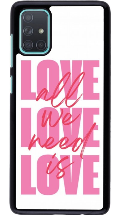 Samsung Galaxy A71 Case Hülle - Saint Valentines Day 26 Love all we need is