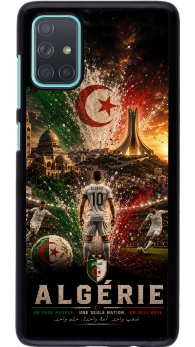 Samsung Galaxy A71 Case Hülle - Fussball Algerien splash 2026