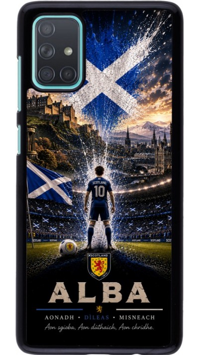 Samsung Galaxy A71 Case Hülle - Fussball Schottland splash 2026