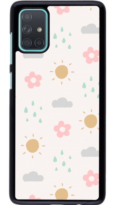 Samsung Galaxy A71 Case Hülle - Spring 23 weather