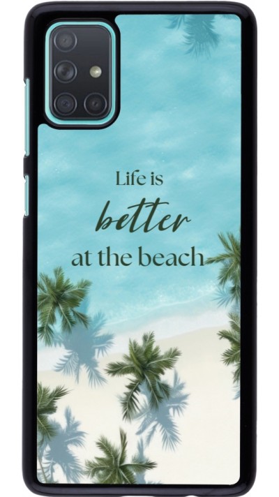 Coque Samsung Galaxy A71 - Summer 2025 Life is better at the beach