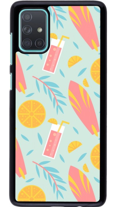Coque Samsung Galaxy A71 - Summer 2025 Pattern citron