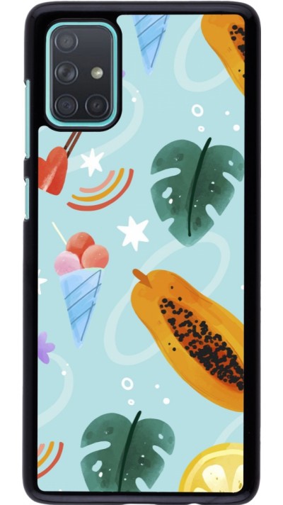 Coque Samsung Galaxy A71 - Summer 2025 Pattern papaya