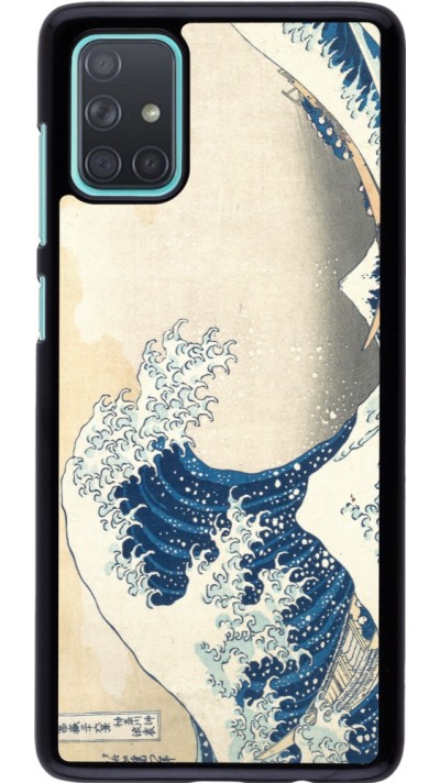Coque Samsung Galaxy A71 - Tableau art - La Grande Vague de Kanagawa - Hokusai