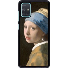 Coque Samsung Galaxy A71 - Tableau art - La Jeune fille à la perle - Johannes Vermeer