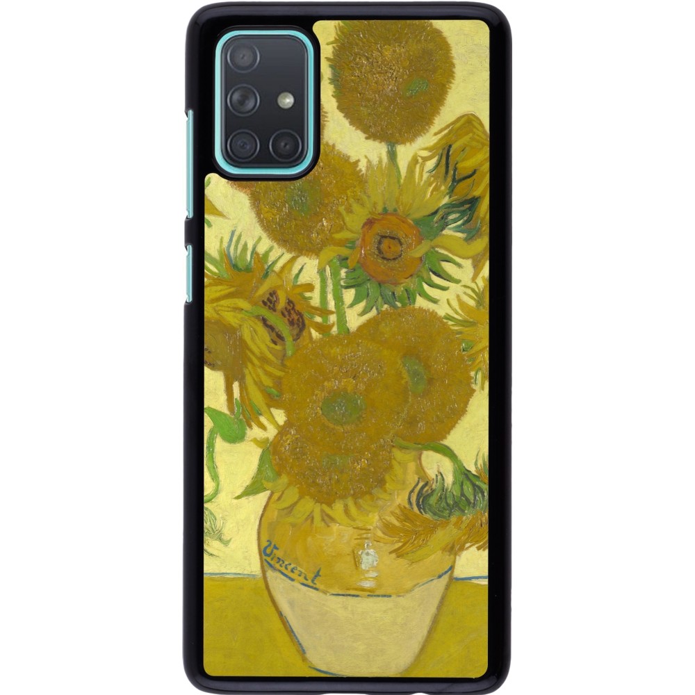 Coque Samsung Galaxy A71 - Tableau art - Les Tournesols - Van Gogh