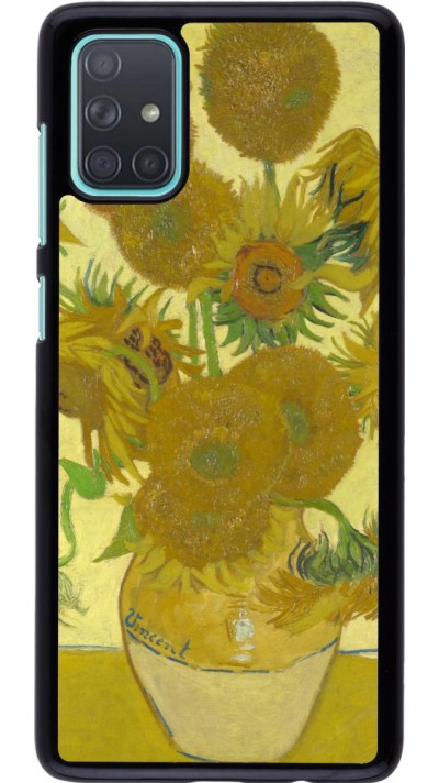 Coque Samsung Galaxy A71 - Tableau art - Les Tournesols - Van Gogh