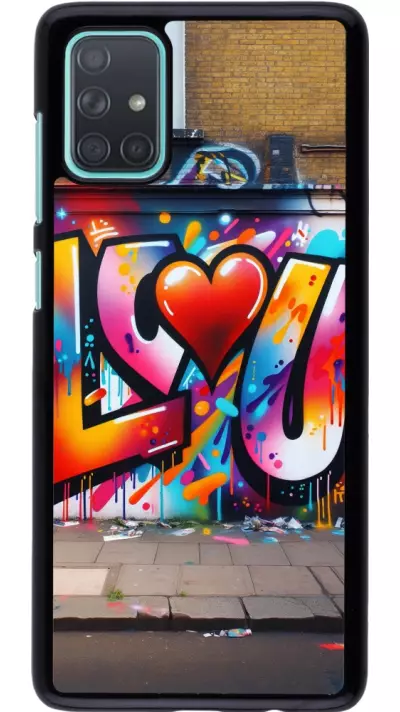 Coque Samsung Galaxy A71 - Valentine 2025 Love U Tag