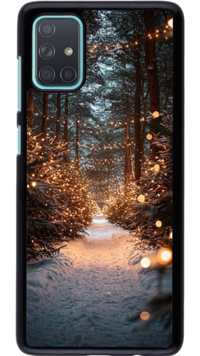 Coque Samsung Galaxy A71 - Winter 25 Winter snowy road