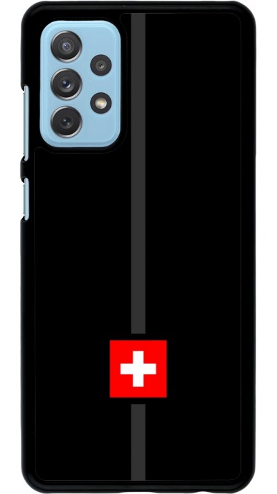 Samsung Galaxy A72 Case Hülle - Kanton CH schwarz