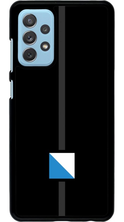 Samsung Galaxy A72 Case Hülle - Kanton ZH schwarz
