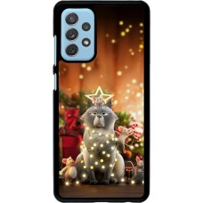 Samsung Galaxy A72 Case Hülle - Christmas 25 Xmas Cat