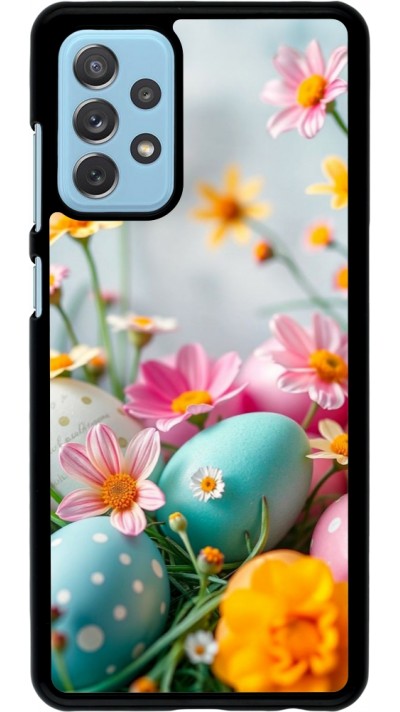 Coque Samsung Galaxy A72 - Easter 2026 Eggs with flowers
