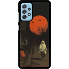 Coque Samsung Galaxy A72 - Halloween 2025 Ghost on a bicycle