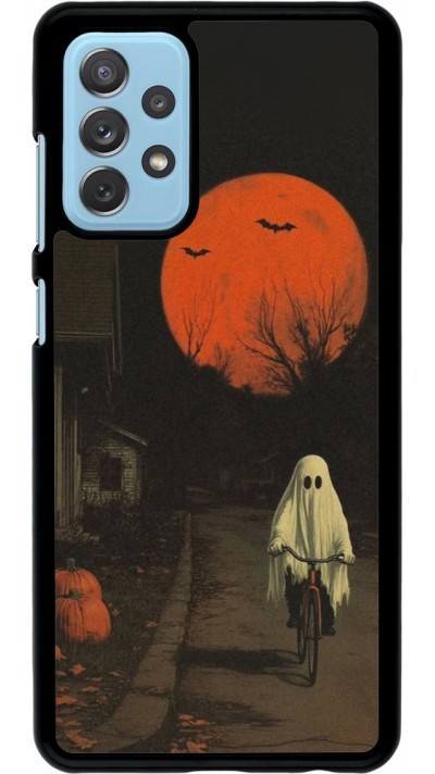 Coque Samsung Galaxy A72 - Halloween 2025 Ghost on a bicycle