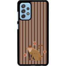 Coque Samsung Galaxy A72 - Monkey with stripes