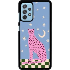 Coque Samsung Galaxy A72 - Pink leopard with stars 2026