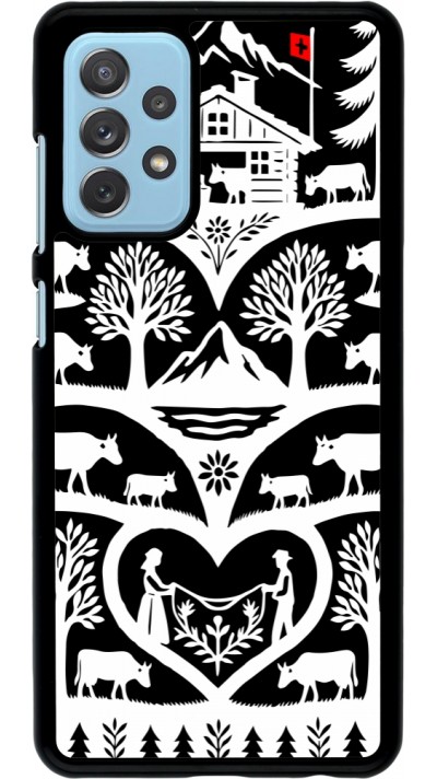 Coque Samsung Galaxy A72 - Poya Suisse 2 noir