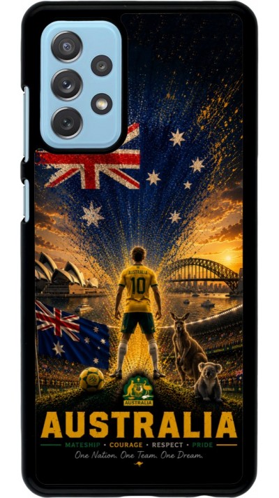 Coque Samsung Galaxy A72 - Football Australie splash 2026