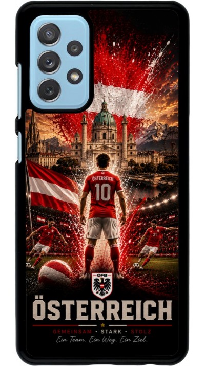 Coque Samsung Galaxy A72 - Football Autriche splash 2026