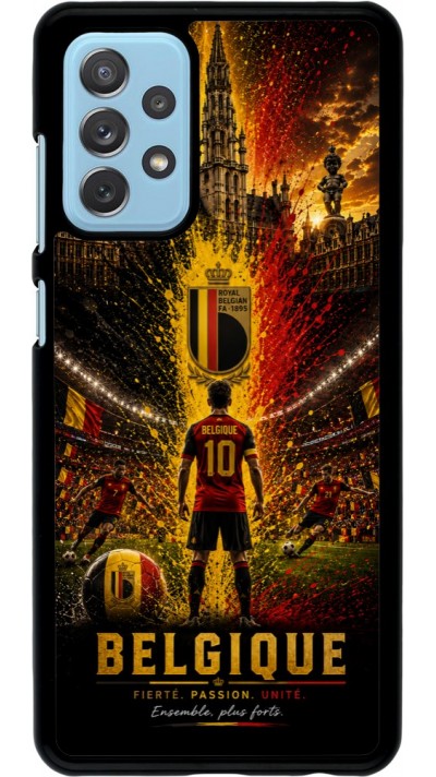 Coque Samsung Galaxy A72 - Football Belgique splash 2026
