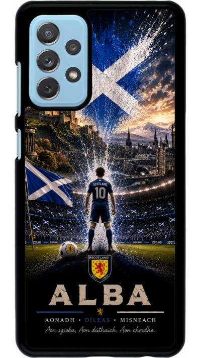 Coque Samsung Galaxy A72 - Football Écosse splash 2026